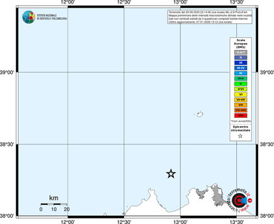 Mappa EMS - territori località