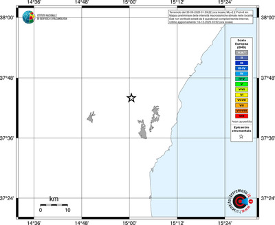 Mappa EMS - territori località