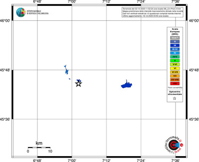 Mappa EMS - territori località