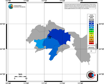 Mappa EMS - territori comuni