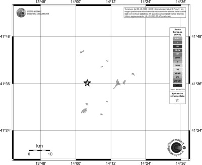 Mappa EMS - territori località