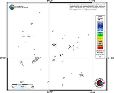 Mappa MCS - territori località