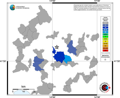 Mappa MCS - territori comuni