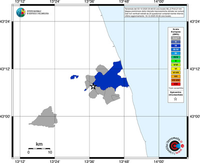 Mappa EMS - territori comuni