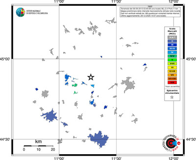 Mappa MCS - territori località