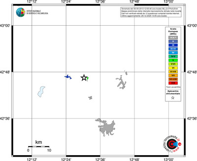 Mappa EMS - territori località