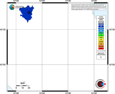 Mappa EMS - territori comuni