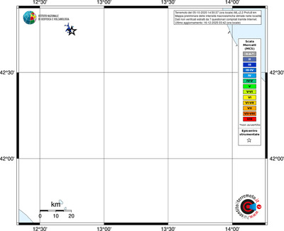 Mappa MCS - territori località