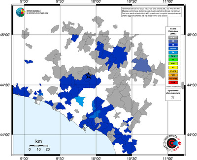 Mappa EMS - territori comuni