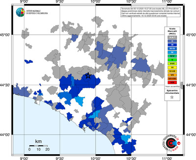 Mappa MCS - territori comuni