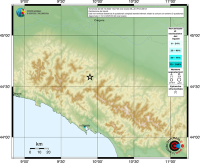 Mappa comuni con almeno 3 questionari