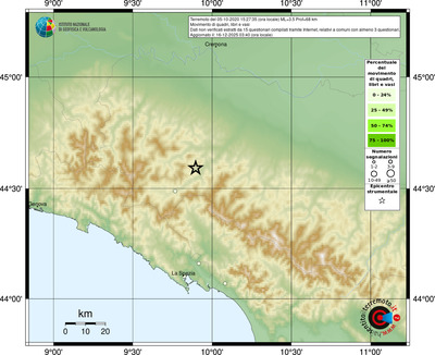 Mappa comuni con almeno 3 questionari