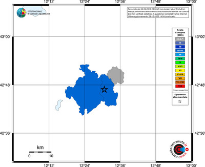 Mappa EMS - territori comuni
