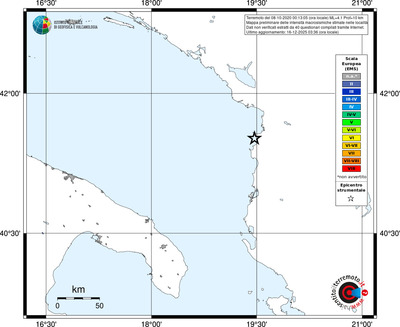Mappa EMS - territori località
