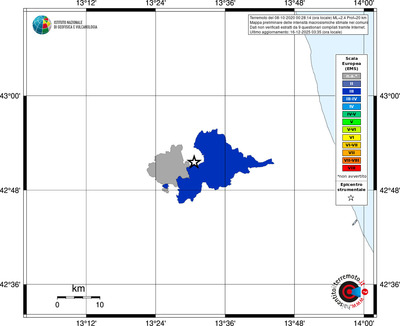 Mappa EMS - territori comuni