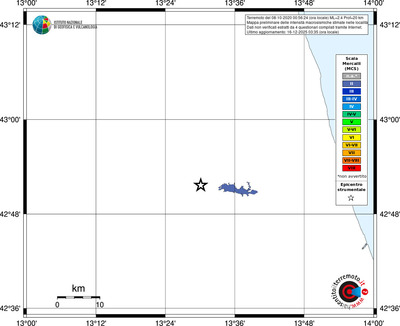 Mappa MCS - territori località