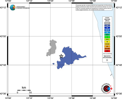 Mappa MCS - territori comuni
