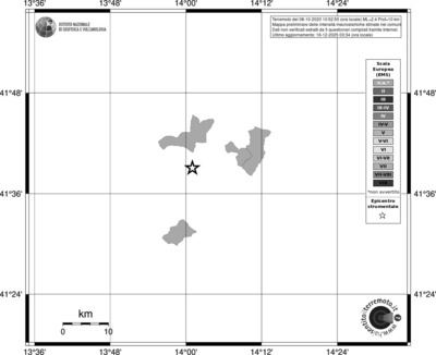 Mappa EMS - territori comuni