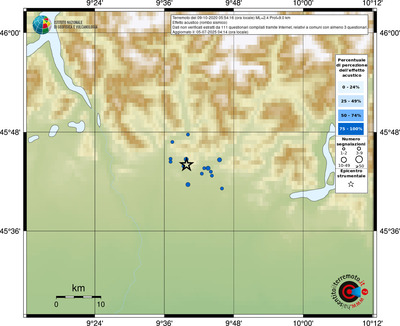 Mappa comuni con almeno 3 questionari