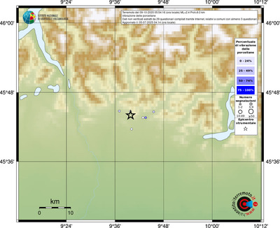 Mappa comuni con almeno 3 questionari
