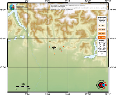 Mappa comuni con almeno 3 questionari