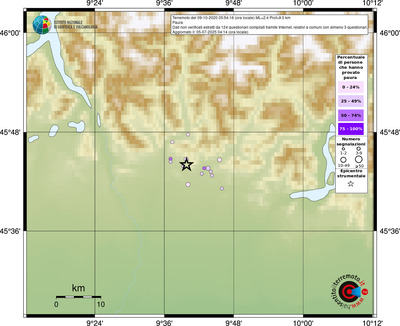 Mappa comuni con almeno 3 questionari