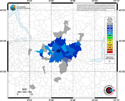 Mappa MCS - territori comunali