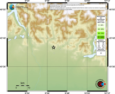 Mappa comuni con almeno 3 questionari
