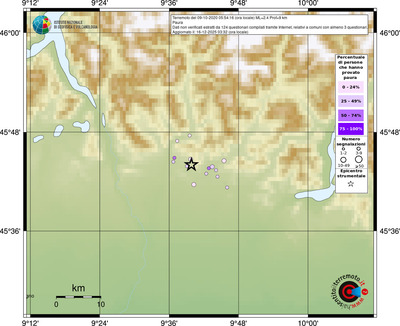 Mappa comuni con almeno 3 questionari