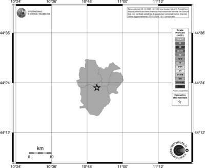 Mappa MCS - territori comuni