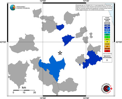 Mappa EMS - territori comuni