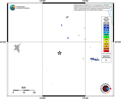 Mappa MCS - territori località
