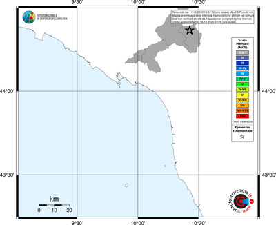 Mappa MCS - territori comuni