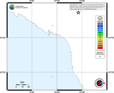 Mappa MCS - territori località