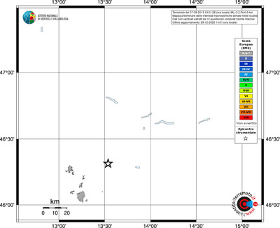 Mappa EMS - territori località