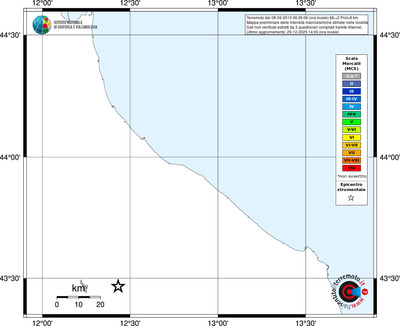 Mappa MCS - territori località