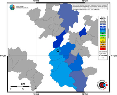 Mappa MCS - territori comuni