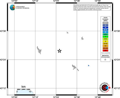 Mappa EMS - territori località