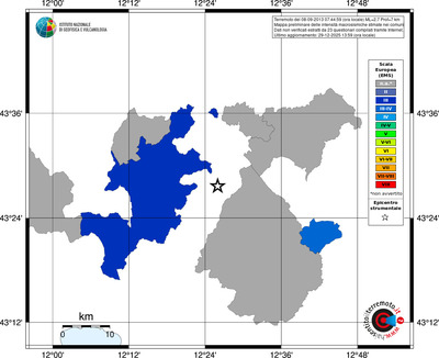 Mappa EMS - territori comuni