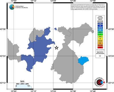 Mappa MCS - territori comuni