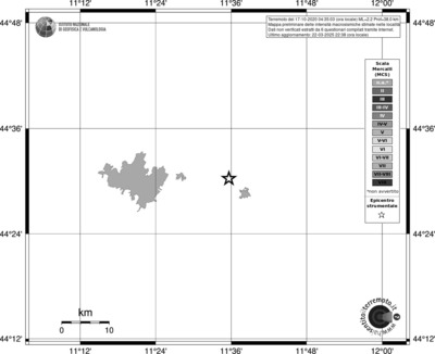 Mappa MCS - territori delle località