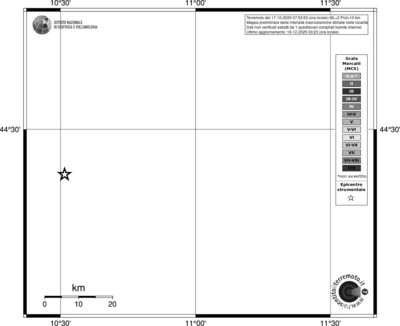 Mappa MCS - territori località