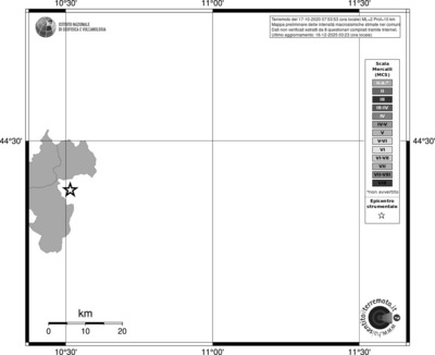 Mappa MCS - territori comuni