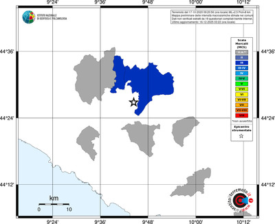Mappa MCS - territori comuni