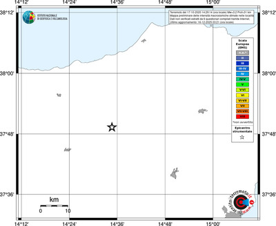 Mappa EMS - territori località