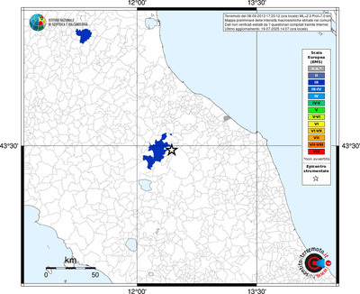 Mappa EMS - territori comunali