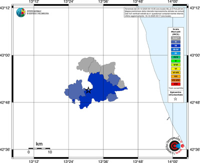 Mappa MCS - territori comuni