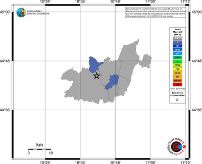 Mappa MCS - territori comuni