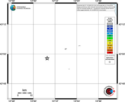 Mappa EMS - territori località