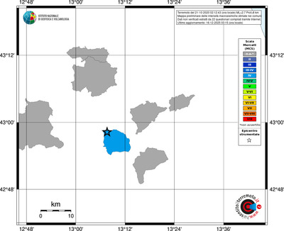 Mappa MCS - territori comuni
